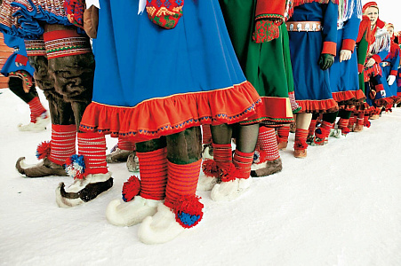 Зимние саамские игры «Саамы Кольского полуострова»